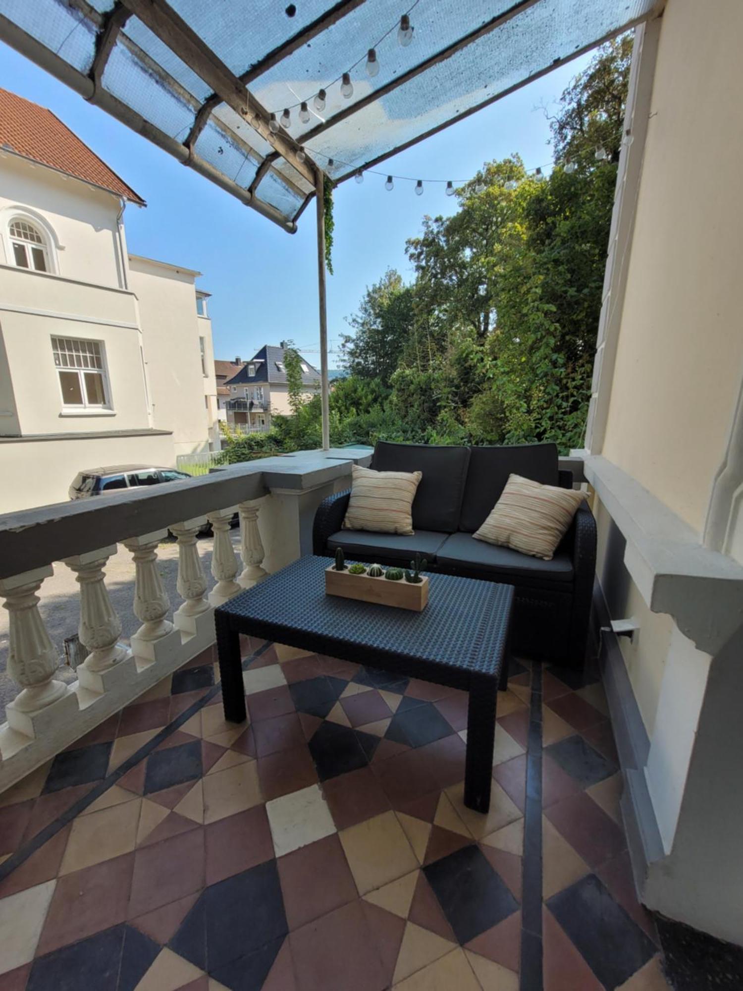 Stay Studio 1 Zentral Balkon Parkplatz 바트피르몬트 외부 사진